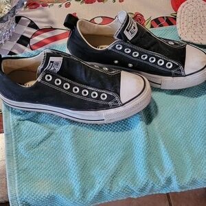 Black Converse Slip-On Sneakers